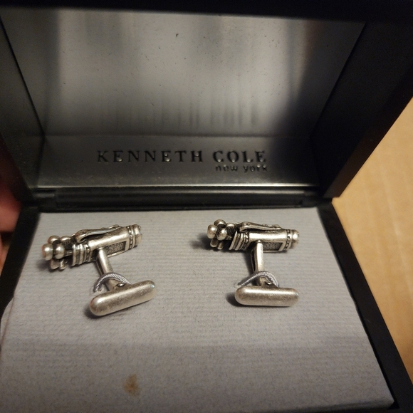 KENNETH COLE GOLF BAG CUFFLINKS With Box - Picture 13 of 14